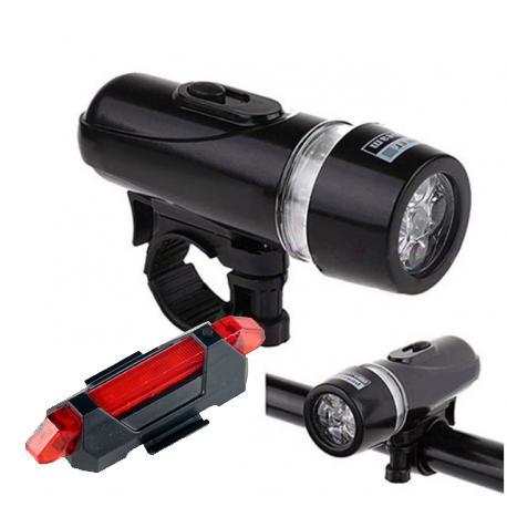 Waterdichte Oplaadbare Fietslamp  Achter En Voor Met, Fietsen en Brommers, Fietsaccessoires | Overige Fietsaccessoires, Ophalen of Verzenden