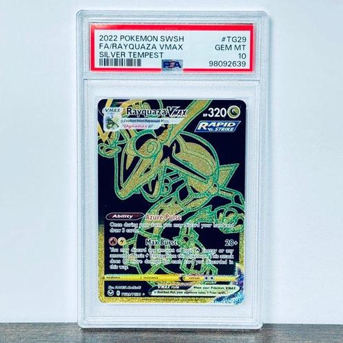 Pokémon Graded card - Rayquaza Vmax FA - Silver Tempest, Hobby en Vrije tijd, Verzamelkaartspellen | Pokémon