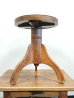 Tabouret - Acier, Bois - Tabouret de piano, Antiek en Kunst