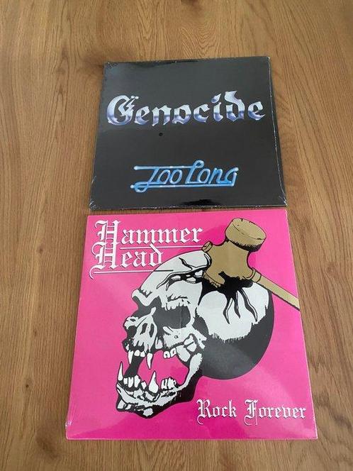 Genocide, Hammer Head - 2 x albums - Too Long, Rock Forever, Cd's en Dvd's, Vinyl Singles