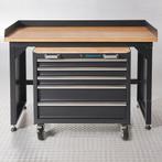 Datona Werkbank PRO met bamboe werkblad en, Doe-het-zelf en Bouw, Werkbanken, Ophalen of Verzenden, Nieuw