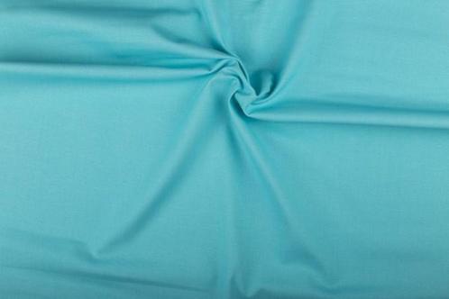 Katoen stof lichtblauw - Katoenen stof 10m op rol, Hobby & Loisirs créatifs, Tissus & Chiffons, Envoi