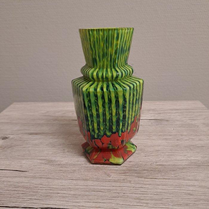 Antonienhütte - franz welz - Vaas - Glas, Antiek en Kunst, Antiek | Glaswerk en Kristal