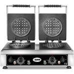 Wafelijzer | AMERICAN | Dubbel | Ronde Wafels (Ø160mm) |, Verzenden, Nieuw in verpakking