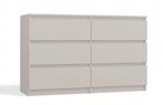 Ladekast 120cm  6 lades  creme Creme (Slaapkamer), Huis en Inrichting, Kasten | Ladekasten, 5 laden of meer, Verzenden, Nieuw