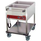 Bain-Marie Wagen | 2x 1/1GN | Afzonderlijk Instelbaar |, Zakelijke goederen, Verzenden, Nieuw in verpakking