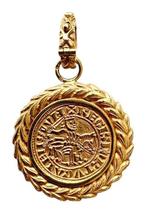 Pendentif en forme de médaillon - 19,2 carats Or jaune, Bijoux, Sacs & Beauté