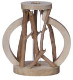 Decoratief Drijfhout met Reageerbuis L14 W7 H18,5 cm