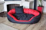 Hondenbed Zwart Rood 110x80 | Wasbaar | Laatste Stuks!, Ophalen of Verzenden