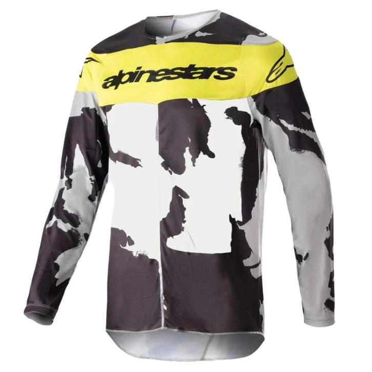 Alpinestars 2023 Racer Tactical volwassen cross shirt Geel /, Motoren, Kleding | Motorkleding, Verzenden