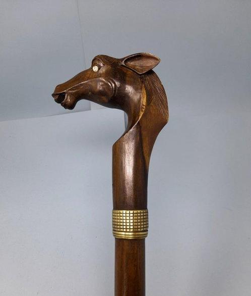 Wandelstok - Hout, Antiek en Kunst, Curiosa en Brocante