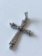 Pendentif en forme de croix - 18 carats Or blanc Diamant