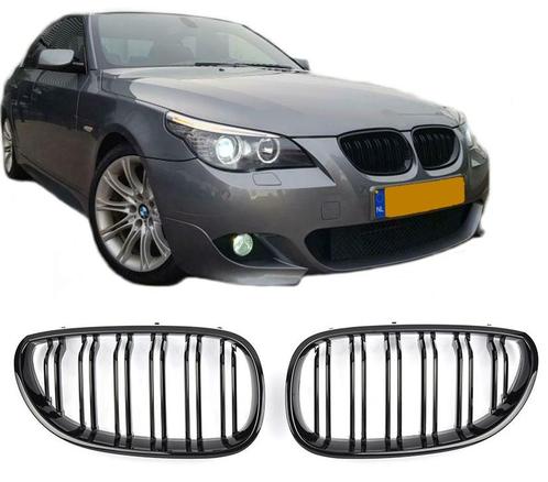 Sportieve Grille geschikt voor BMW 5-Serie E60 en E61 dubbel, Auto diversen, Auto-accessoires, Verzenden
