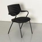 Bum SRL Italy vergaderstoel, zwart, 4-poot onderstel, des..., Huis en Inrichting, Stoelen, Ophalen of Verzenden, Gebruikt