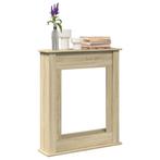 vidaXL Haardombouw 75x20x87,5 cm bewerkt hout sonoma, Huis en Inrichting, Kachels, Verzenden, Nieuw