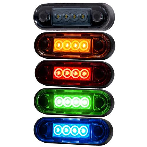 LED markeerlicht voor vlakke montage en buismontage met, Auto-onderdelen, Verlichting, Nieuw, Ophalen of Verzenden