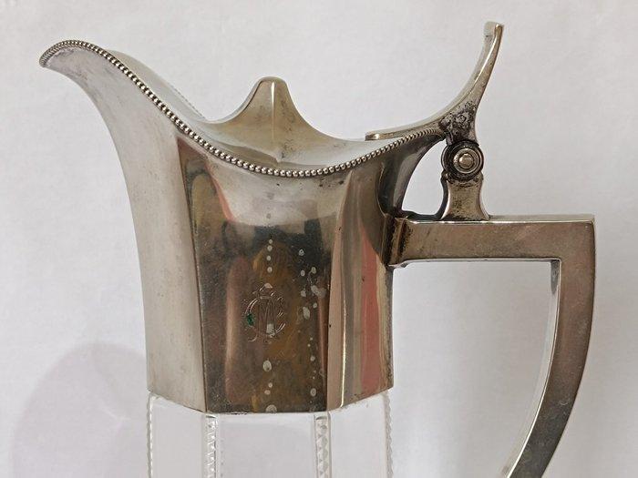 WMF / Geislingen - Kan - Claret - Glas, Verzilverd, Alpaca -, Antiek en Kunst, Antiek | Meubels | Tafels