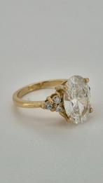 Zonder Minimumprijs - Ring - 14 karaat Geel goud - 2.58ct., Handtassen en Accessoires, Ringen, Nieuw