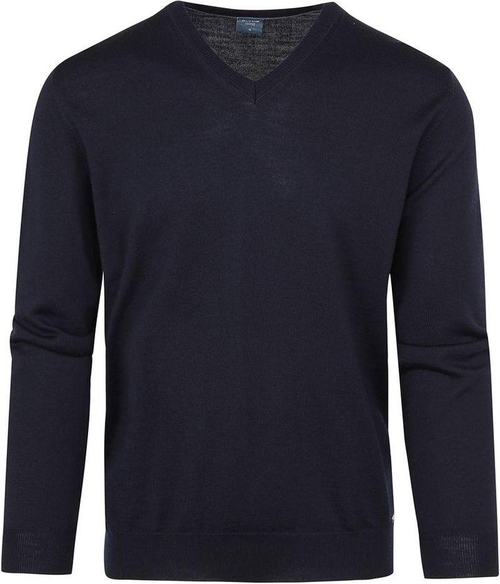 Olymp Trui Merino Donkerblauw maat Maat 48/50 (M) Heren, Kleding | Heren, Truien en Vesten, Blauw, Nieuw, Maat 48/50 (M), Verzenden