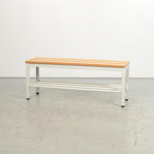 Bank Frontseat - Beuken / Wit - 100 x 30 cm, Huis en Inrichting, Zetels | Zetels, Gebruikt, Ophalen of Verzenden