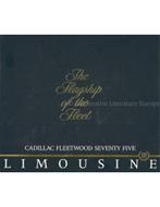 1986 CADILLAC FLEETWOOD SEVENTY FIVE LIMOUSINE BROCHURE
