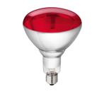 Warmtelamp lamp van gehard glas philips 150w 240v, rood -