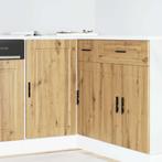 vidaXL Keuken onderkast Porto bewerkt hout artisanaal, Huis en Inrichting, Verzenden, Nieuw