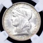 Portugal. Republic. 20 centavos 1913 - NGC - MS 65 - TOP