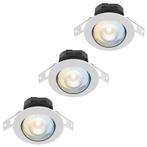 Calex Smart Inbouwspot Wit - Set van 3, Huis en Inrichting, Verzenden, Nieuw