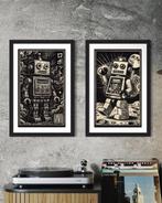 Æ (XX-XXI) - (Set of 2) - Lego Robots (2025) - Mixed Media
