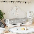 vidaXL Kinderbedframe met lades 90x200 cm massief grenenhout, Kinderen en Baby's, Verzenden, Nieuw