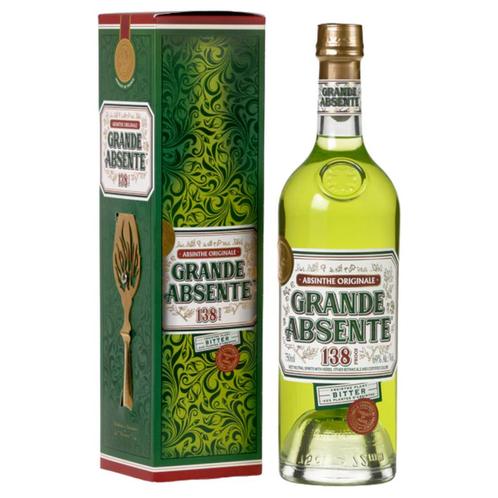 Grande Absente Absinthe + cuillère + GBX 69° 0.7L, Verzamelen, Wijnen