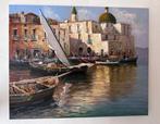 Pasquale Vuotto (1958) - Marina di Pozzuoli antica, Antiek en Kunst, Kunst | Schilderijen | Klassiek
