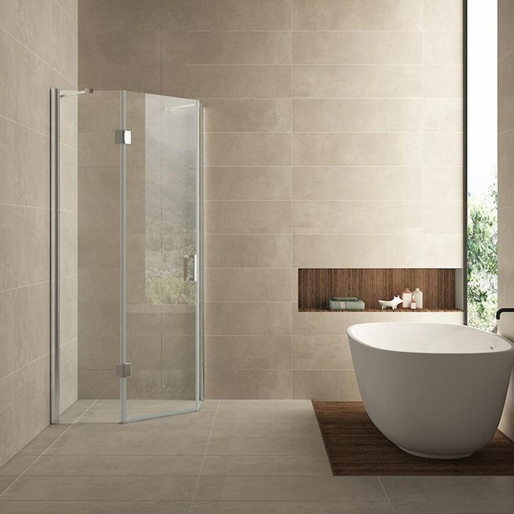 Aanbieding: BWS 5 Hoek Douchecabine 90x90 cm 8mm Nano Glas, Doe-het-zelf en Bouw, Sanitair, Douche, Nieuw, Chroom, Ophalen of Verzenden