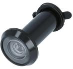 Deurspion 180° zwart, Nieuw, Overige materialen, Klink of Kruk