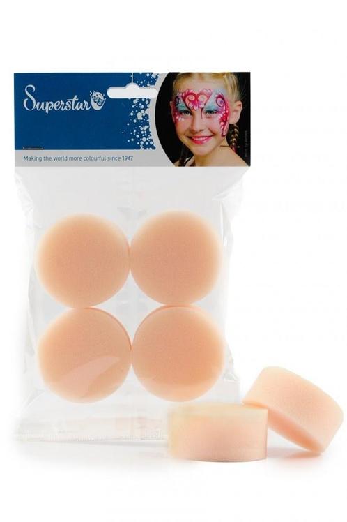 Nude Sponsje 4st, Hobby en Vrije tijd, Feestartikelen, Nieuw, Verzenden