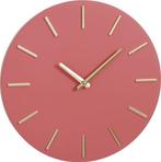 2dekans | Mica Decorations Brixen Wandklok - Ø36 cm - Roze, Ophalen of Verzenden, Nieuw