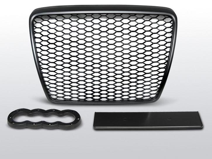 Grille | RS type | Audi A6 C6 2009-2011 | ABS Kunststof | zw, Auto-onderdelen, Carrosserie, Nieuw, Audi, Verzenden