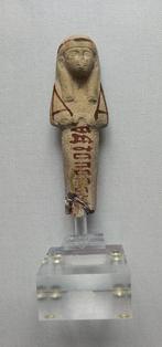 Oude Egypte, derde tussenperiode Faience Shabti - 9 cm, Antiquités & Art