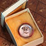 Broche - 18 karaat Geel goud, Witgoud - Diamant - English, Handtassen en Accessoires, Antieke sieraden