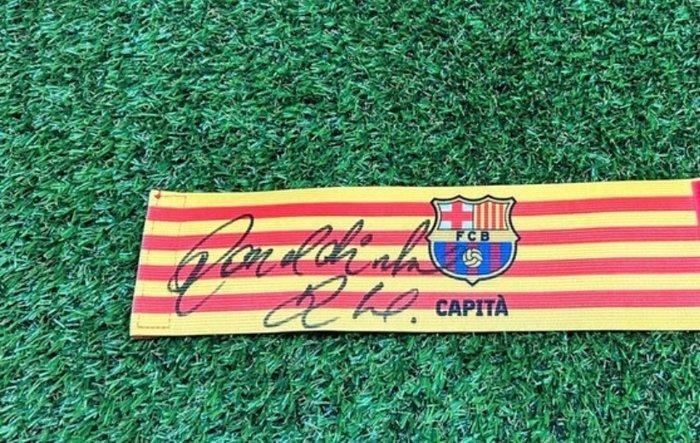 Vlag - Brazalete firmado por Ronaldinho. - Spanje, Verzamelen, Overige Verzamelen