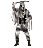 Halloween Kostuum Zwart Wit Heren Spook Piraat, Verzenden
