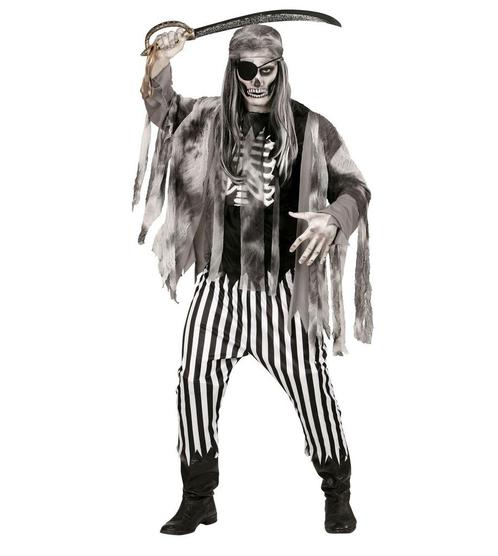 Halloween Kostuum Zwart Wit Heren Spook Piraat, Hobby & Loisirs créatifs, Articles de fête, Envoi