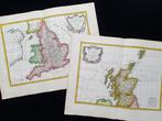 Azië - [Set van 2] - Engeland / Schotland / Londen / Dublin, Livres, Atlas & Cartes géographiques