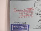 Duitsland 1932 - Katapultpost Dampfer Columbus, Gestempeld