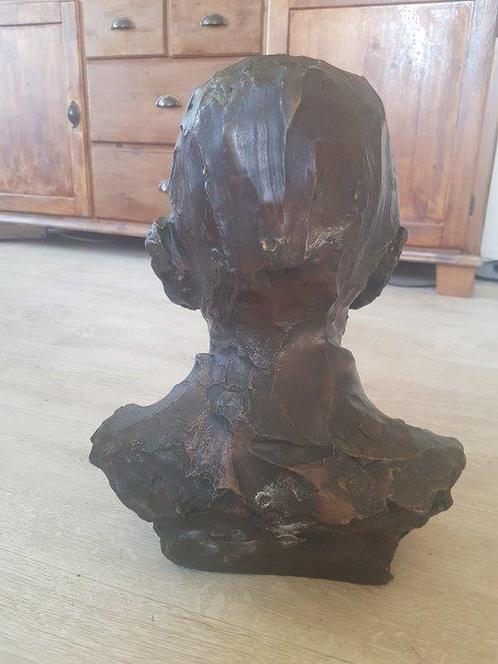 Lambertus Zijl - Beeld, Portret B.J. Ouendag - 40 cm -, Antiek en Kunst, Antiek | Keramiek en Aardewerk
