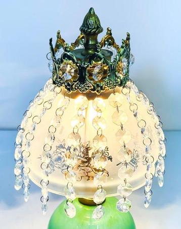 Lampe de table - Laiton, Verre