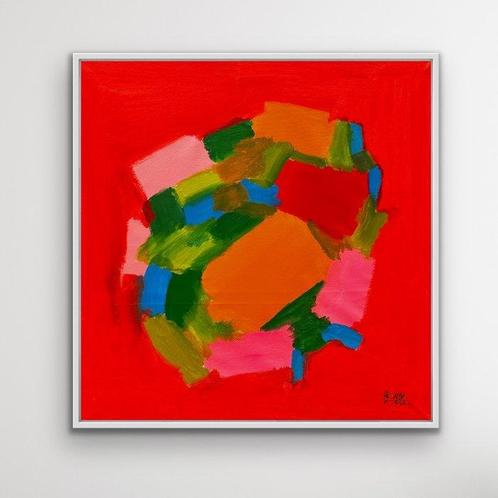 Alonso Cuesta - Flores asiáticas - XL - NO Reserve, Antiek en Kunst, Kunst | Schilderijen | Modern