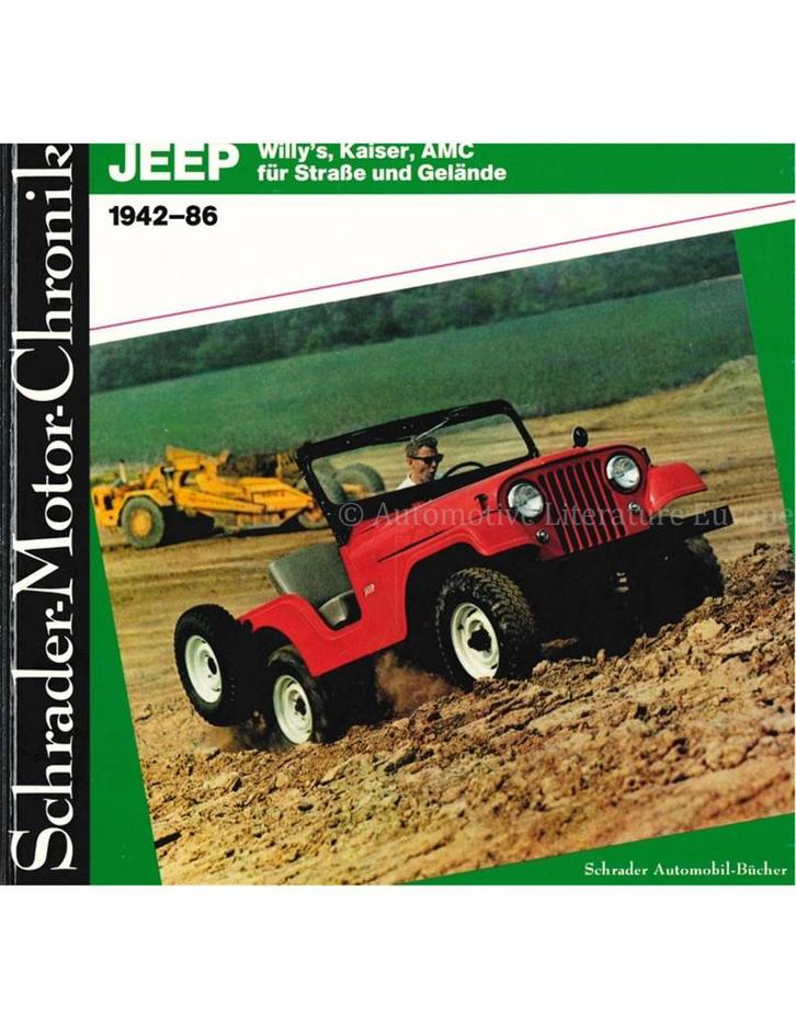 JEEP WILLYS, KAISER, AMC FÜR STRAßE UND GELÄNDE 1942-86,, Boeken, Auto's | Boeken