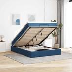 vidaXL Ottoman bed met matras 140x200cm stof blauw, Huis en Inrichting, Slaapkamer | Bedden, Verzenden, Nieuw